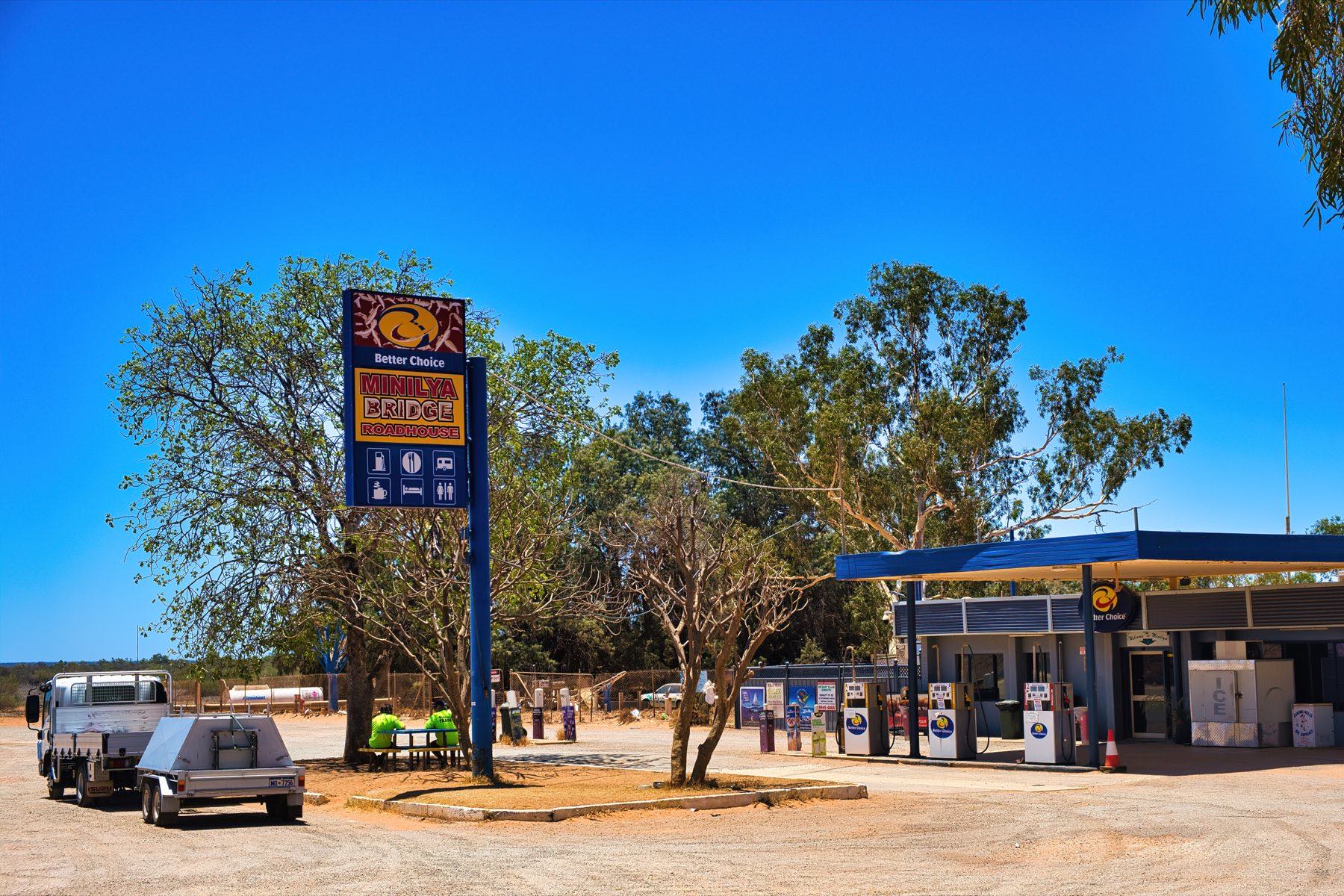 A remote roadhouse in the Gascoyne