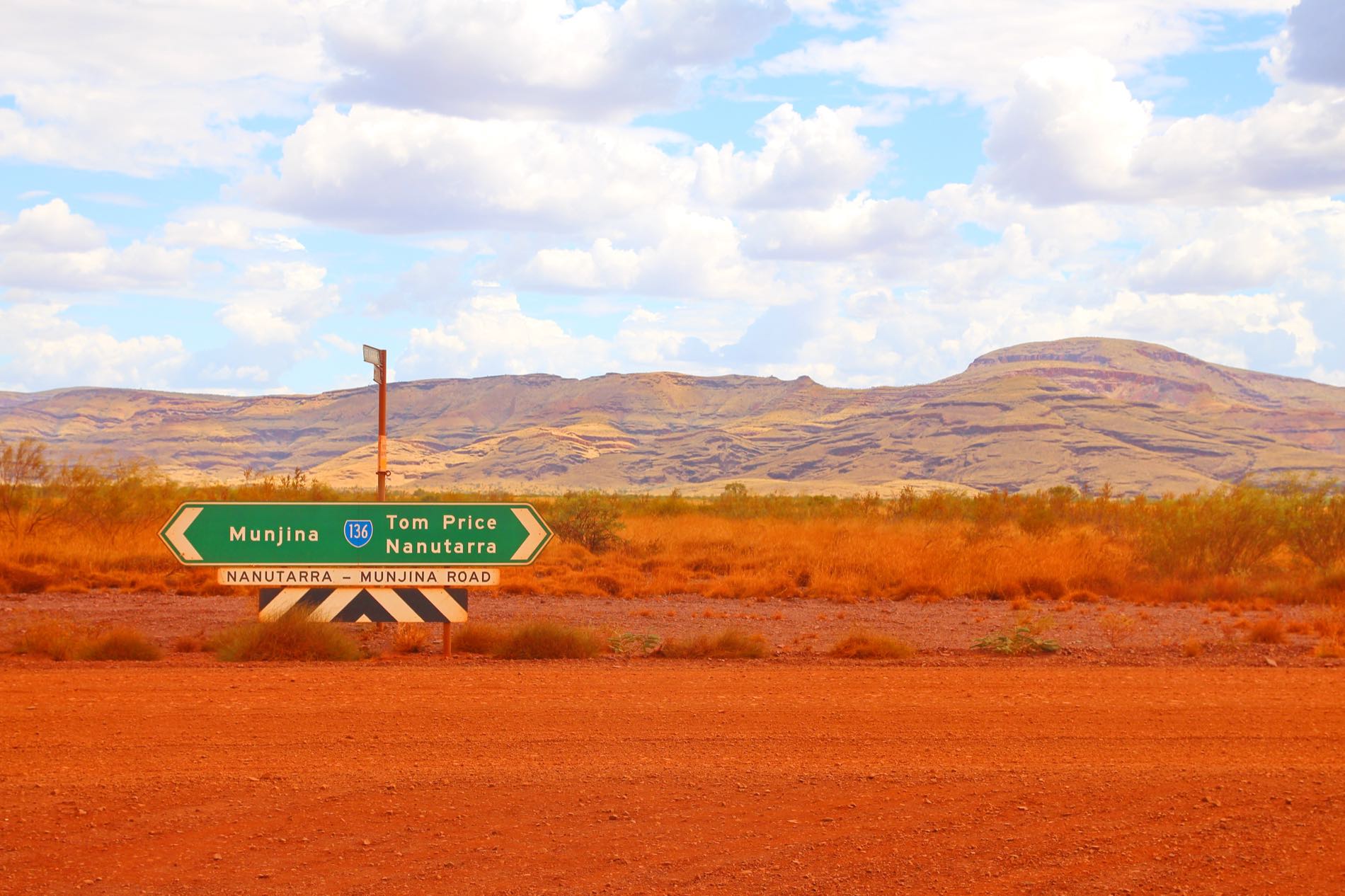 Pilbara terrain and vegetation typical of the region